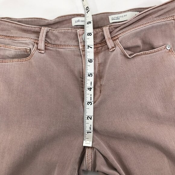 J. Jill Denim Authentic Fit Slim Ankle Jeans Women's Size 6 Petite Stretch - Picture 7 of 13